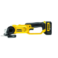 DEWALT 得伟18V锂电充电角磨机 砂轮机 打磨机 抛光机DCG412KN100 充电器+两块5.0AH电池(1台