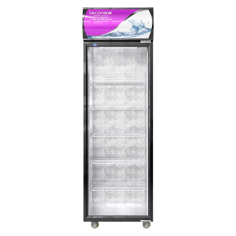 乐创(lecon) 商用展示柜 LC-ZSG03 单门饮料柜 超市便利店啤酒饮料冷藏柜饮料陈列柜 直冷上机组400L