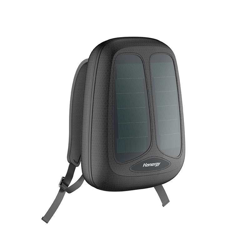 汉能 7W储能版太阳能充电户外背包25L充电宝移动电源户外通用 双肩包电脑包15.6寸商务休闲背包男女送礼团购