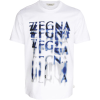Z Zegna 杰尼亚 奢侈品 男士棉质圆领短袖T恤衫 VU372 ZZ630N