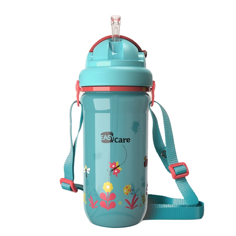 伊斯卡尔(EasyCare)虫儿飞儿童水杯宝宝学饮杯喝水杯幼儿园学生水壶吸管杯