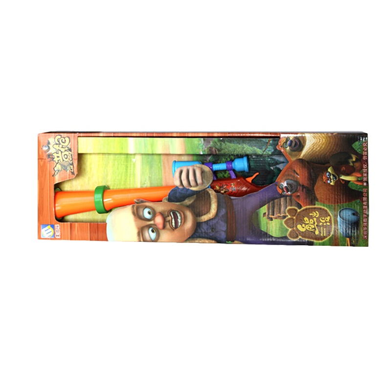 美高乐 光头强玩具套装光头强电锯 熊出没玩具枪 光头强玩具枪工程帽正版套装生日六一礼物 电动枪MG201