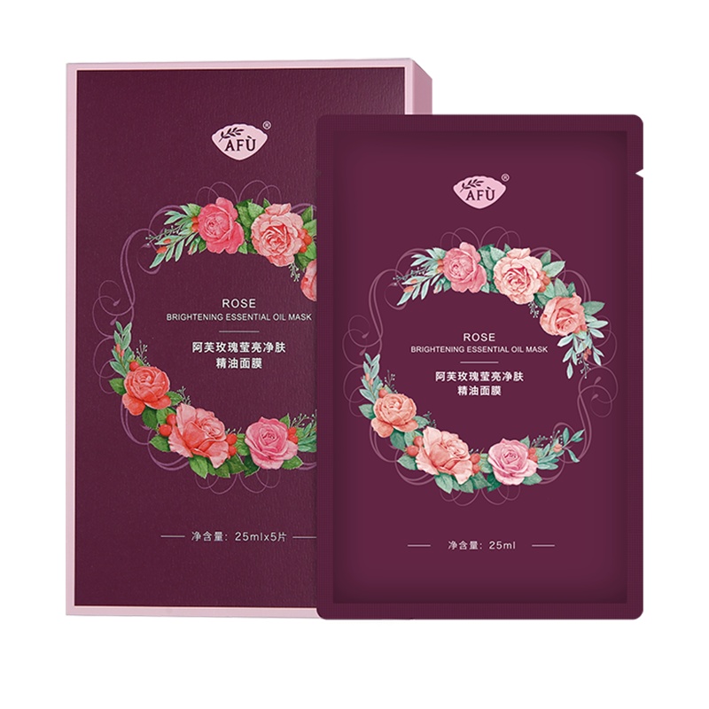 玫瑰莹亮净肤精油面膜