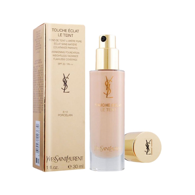 【直邮发货】YSL圣罗兰 超模亮颜光感粉底液 轻薄裸感粉底 30毫升B20米白色