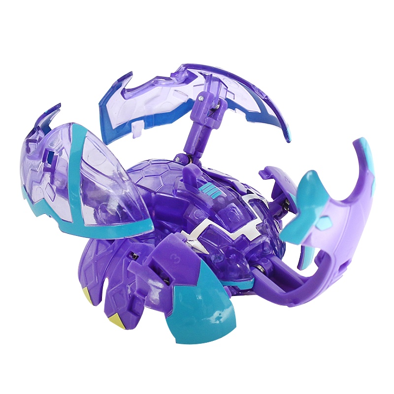 灵动创想(LDCX) 儿童男孩玩具爆丸自动变形蛋 爆兽猎人2代激战套装 水晶独角仙5413