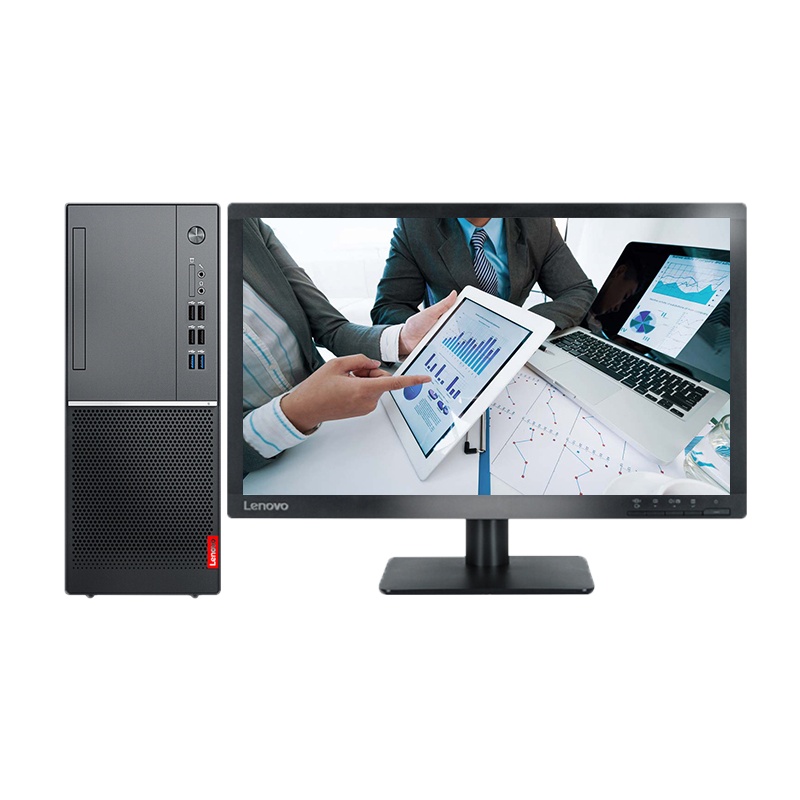 联想(Lenovo)扬天M4601D商用台式电脑 19.5英寸显示器(I3-9100/4G/1T+128G/无光驱)