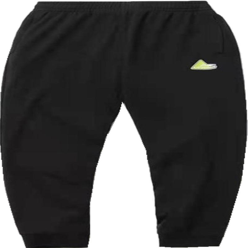 李宁(男裤训练系列男子收口卫裤休闲裤针织长裤)AKLR367