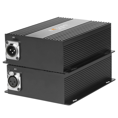 博扬(BOYANG)1路卡侬音频光端机 卡农头平衡音频光纤延长器 1路正向光纤传输器 一对 BY-XLR-1X-P