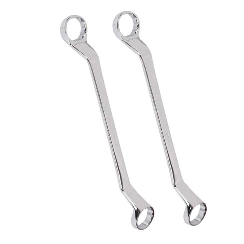 钢盾SHEFFIELD 公制精抛光双梅花扳手22X24mm S017622