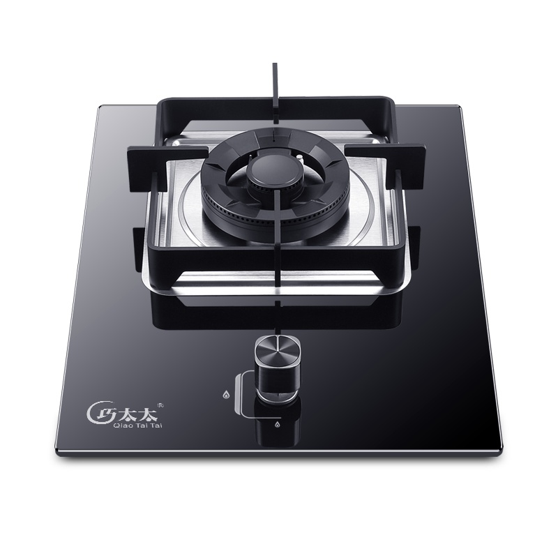 巧太太(qiaotaitai)4.8KW大火力二级能效 单眼灶 钢化玻璃 台嵌两用 煤气燃气灶 灶具单灶
