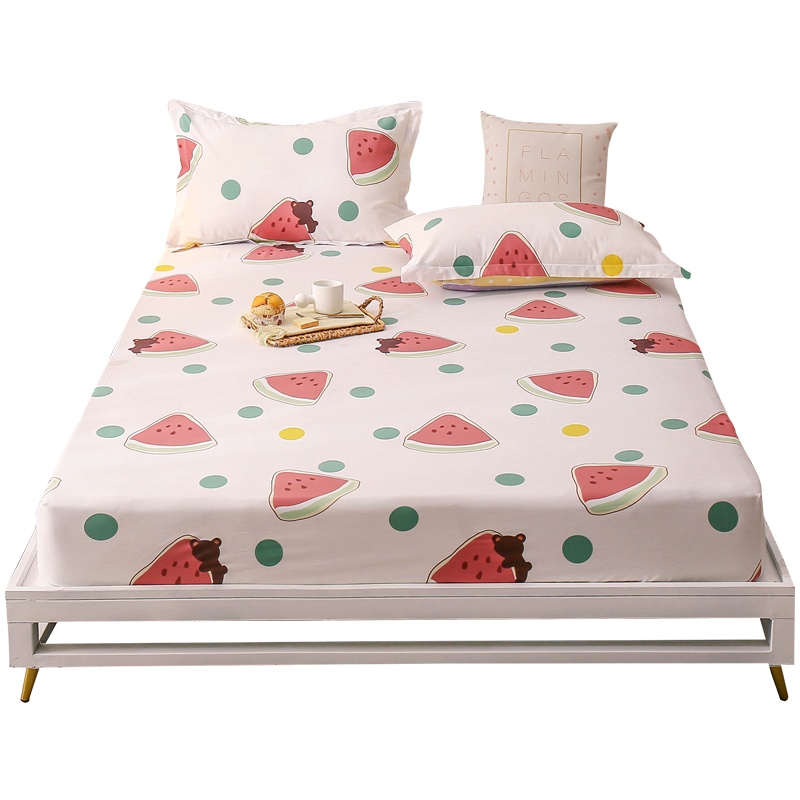 恒源祥纯棉床笠款单件防滑席梦思保护套全棉防尘床罩垫套全包床单