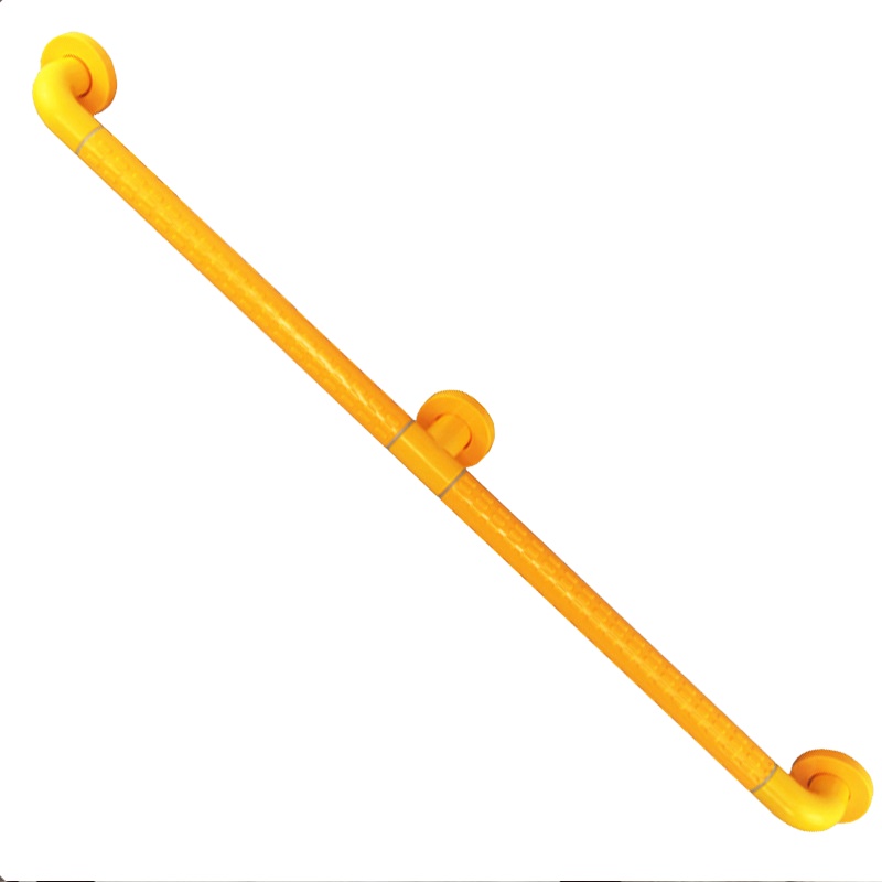 战兵卫 无障碍扶手 楼梯栏杆 老人防摔家用室内卫生间扶手 304加强版-黄 （长度3.5米）