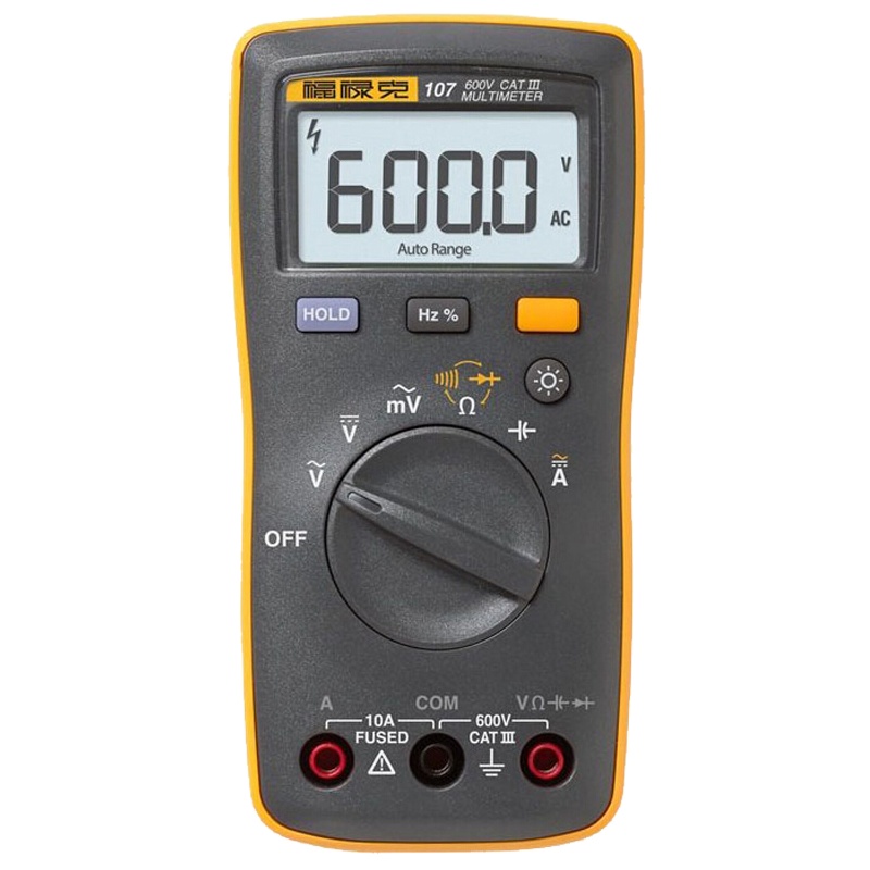 福禄克(FLUKE)F107 数字万用表 掌上型多用表 自动量程 仪器仪表