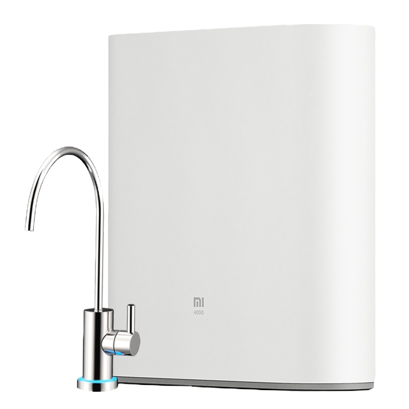 小米(mi)净水器家用直饮厨下式厨房净水机增强版 400加仑大流量无罐反渗透纯水机即滤即饮MR432-D