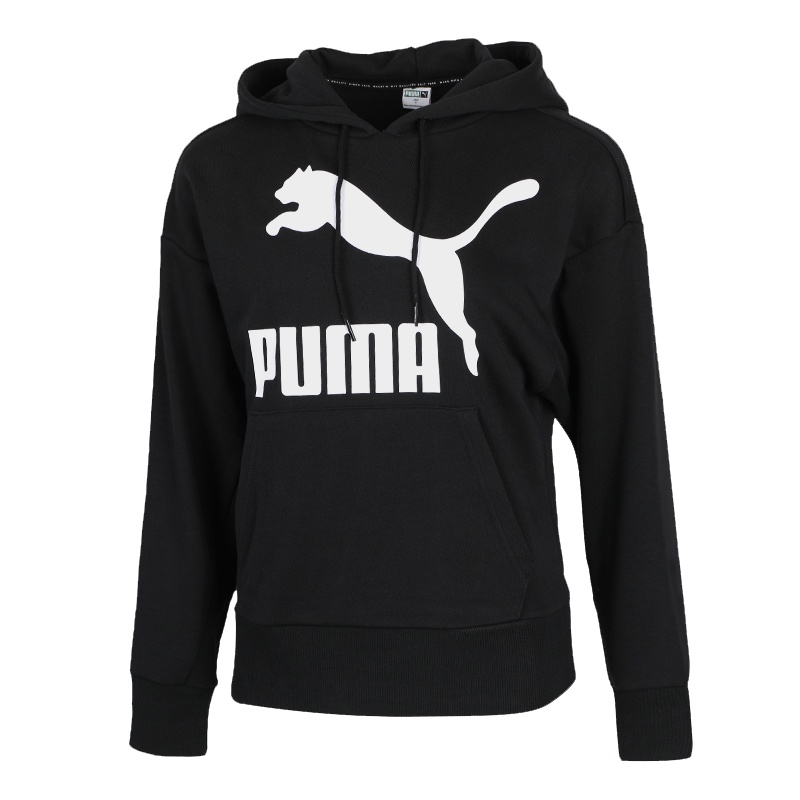 PUMA(彪马)2020Classics Logo Hoody Regul冬季女子针织卫衣