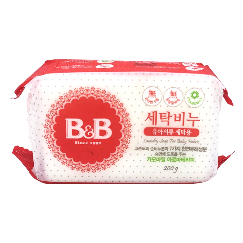 B&B 保宁 婴儿天然抗菌甘菊洗衣皂 200g