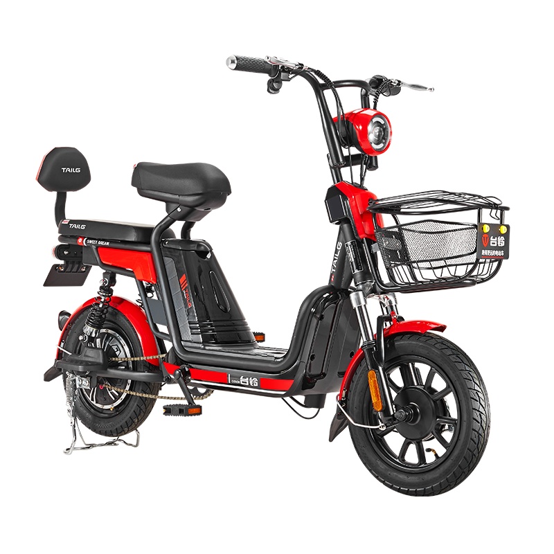 台铃(TAILG)GL5新国标电动自行车48V锂电池成人代步电动车 家用踏板真空胎电瓶车助力车