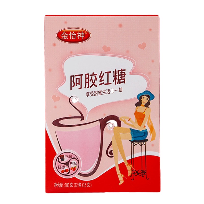 金怡神月子红糖姜茶经期红糖大姨妈古法红糖月子手工小袋装180g