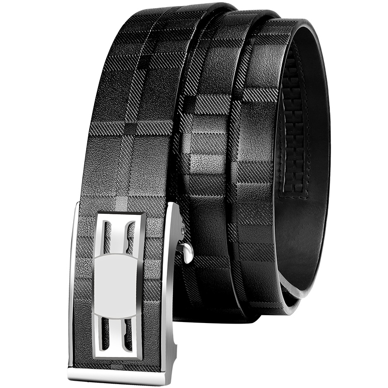 维塔斯格拉乔夫男士真皮腰带钨钢自动扣皮带商务高档头层纯牛皮百搭休闲品牌裤带
