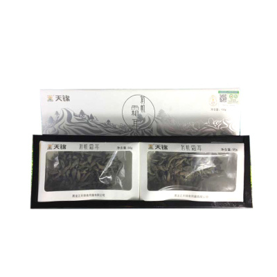 天锦 有机霜耳100g/盒 有机秋木耳 木耳 菌菇类干货 礼盒装 东北特产