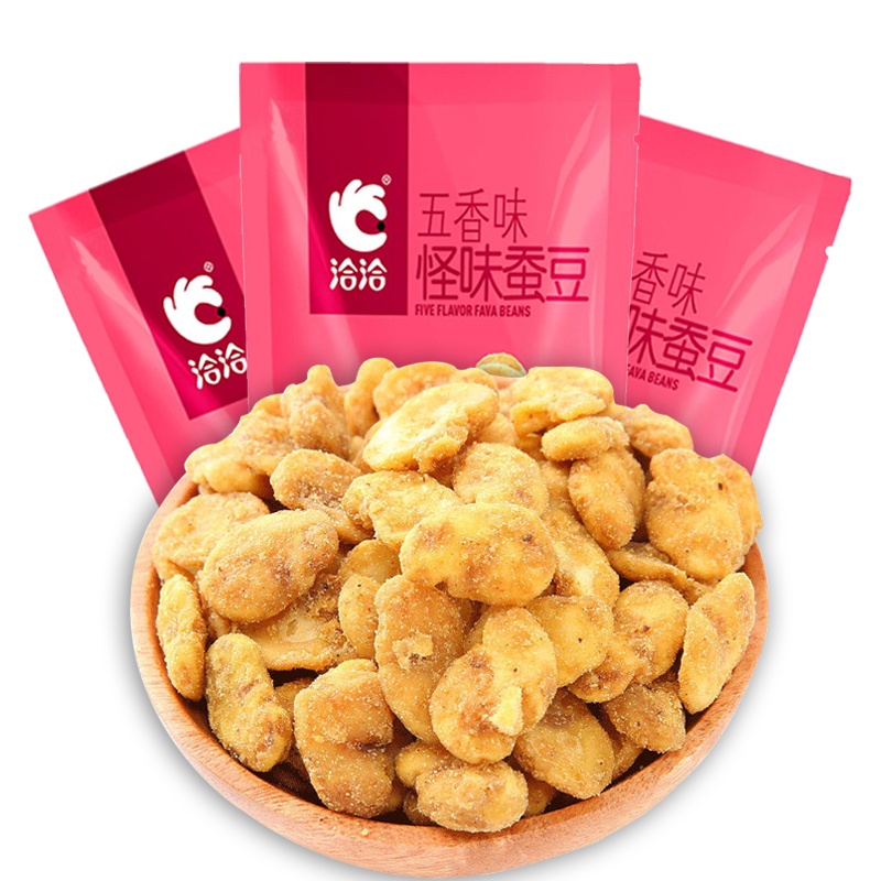 洽洽 怪味蚕豆 兰花豆零食小吃坚果炒货五香味180g*3袋