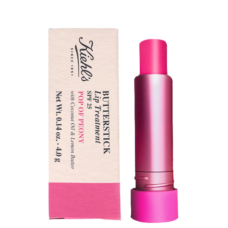 科颜氏kiehls 柔润护唇膏4g 桃红 持久保湿滋润 防干裂