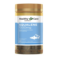 [改善心血管供氧]Healthy Care 角鲨烯软胶囊 1000毫克 200粒/瓶 澳洲进口 膳食营养补充剂 290克
