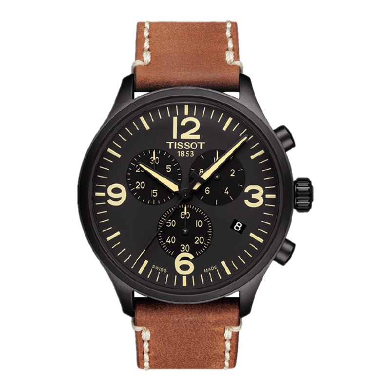 天梭(TISSOT)手表 速驰系列石英男表多功能计时码表男表 T116.617.36.057.00