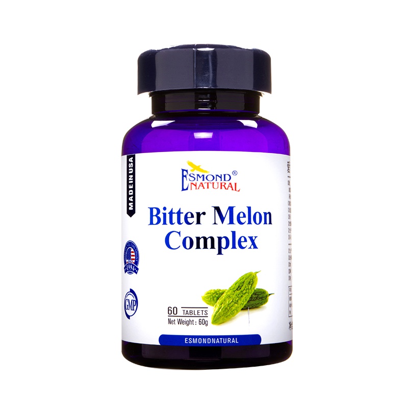 爱司盟(Esmond) 苦瓜草本复合片60粒/瓶 苦瓜活胰素 膳食营养补充