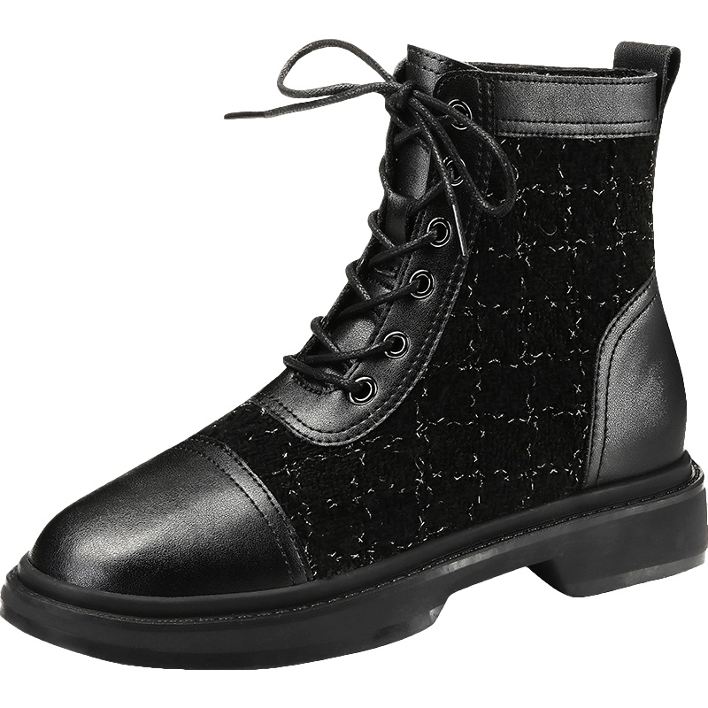 公猴马丁靴女英伦风2020年新款短靴瘦瘦靴秋冬单靴真皮小香风靴子