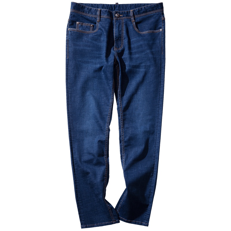 千纸鹤裤子男牛仔裤 春夏休闲修身韩版青年长裤子男士潮80122