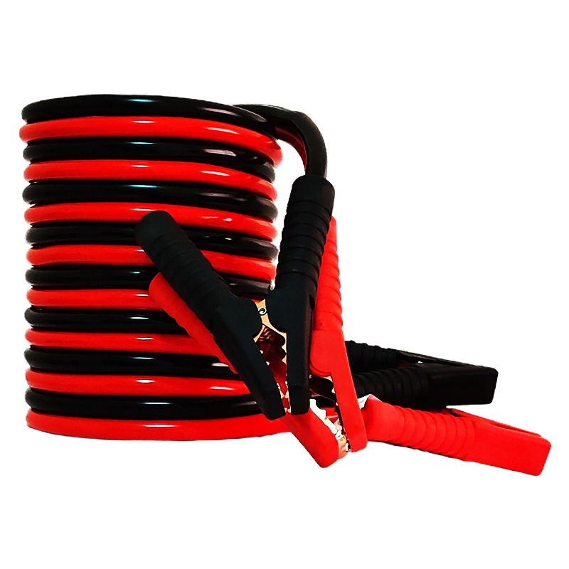 敬平汽车打火线电瓶连接线过江龙搭火线纯铜鳄鱼夹子搭电线车载应急 3米加强金属夹,3.0以下排量 平电瓶线