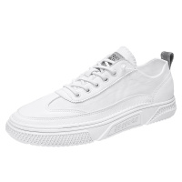 木林森男鞋春季平底黑色潮鞋百搭韩版休闲板鞋男低帮青年2020新款