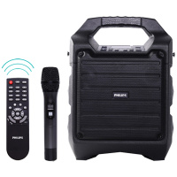 飞利浦(Philips)SD55广场舞音响 蓝牙音响大功率唱歌便携式手提音响音箱低音炮户外音箱黑色