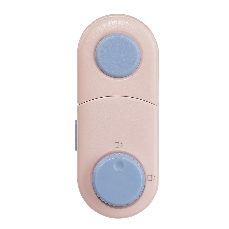 babycare儿童防护锁 宝宝防夹手抽屉锁 婴儿防护扣柜子柜门锁家用 维尔粉 4152