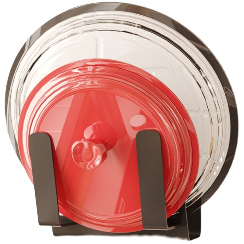 尔沫厨房免打孔双层锅盖架壁挂式菜板案板砧板置物架放锅盖收纳架神器