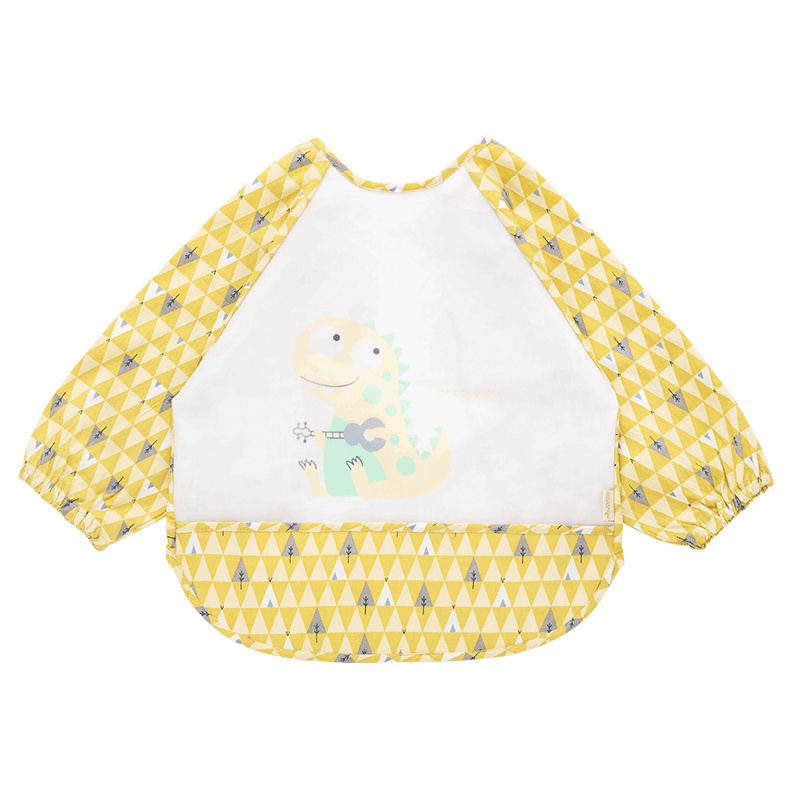欧孕宝宝反罩衣男女辅食吃饭防水防脏婴儿饭兜儿童罩衣防污夏款