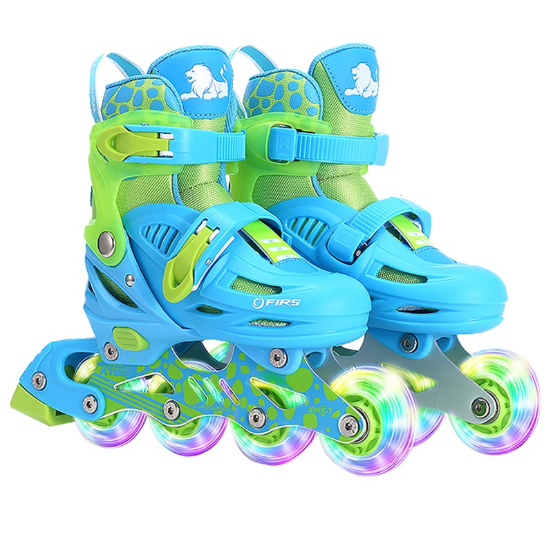 美洲狮轮滑鞋溜冰鞋885全套装男童女童 初学者直排轮新旱冰鞋滑冰鞋