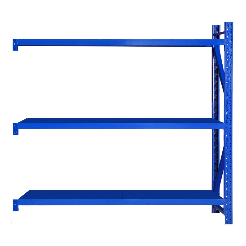 臻远货架仓储货架储物架展示架重型2米300kg/层 蓝色三层副架