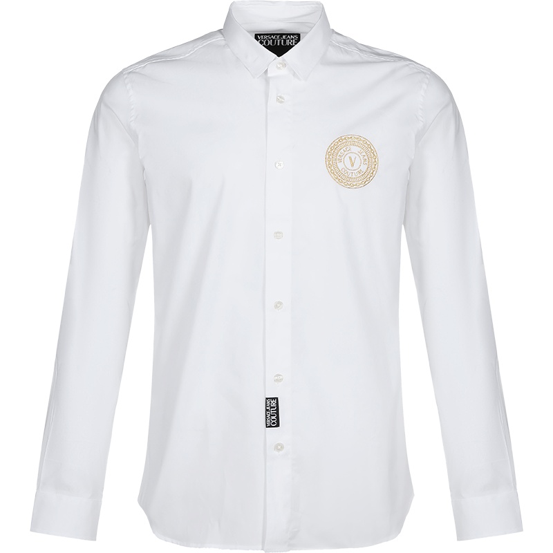 VERSACE JEANS COUTURE 范思哲 男士 棉质长袖衬衫 B1GZA6S4 30205