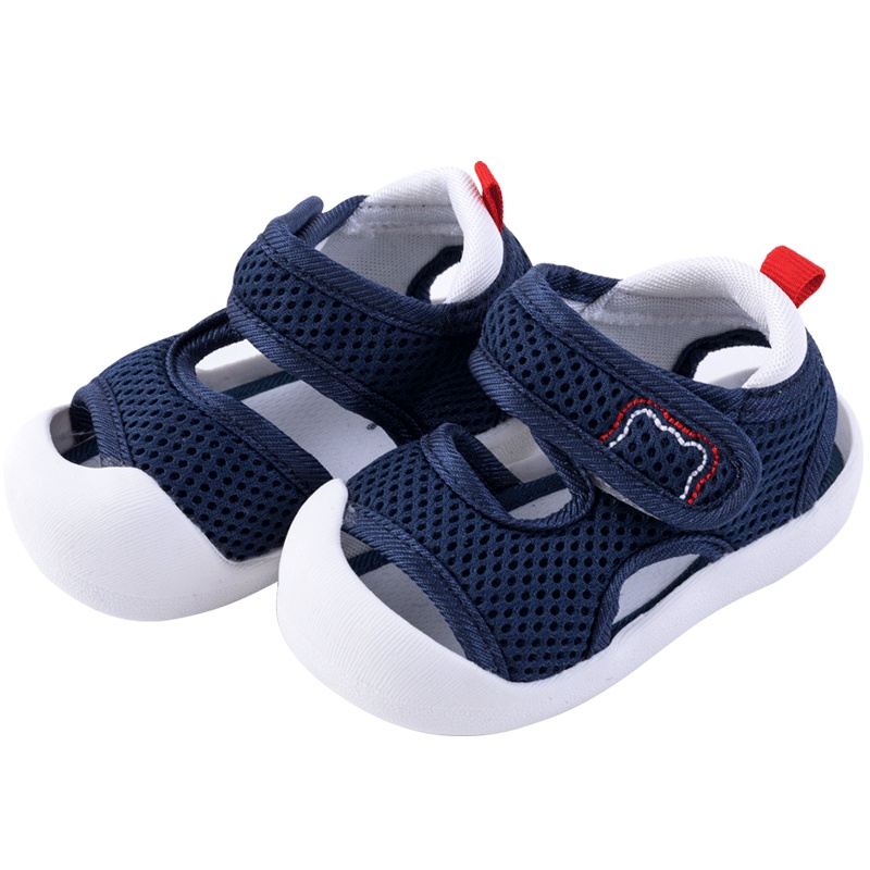 贝贝怡儿童时尚软底网布学步鞋192X135