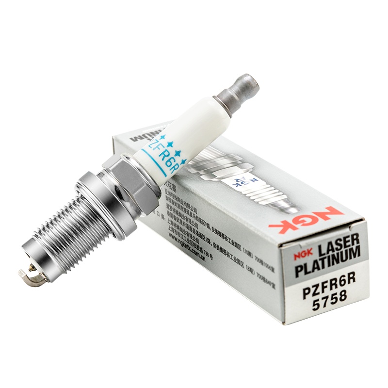 NGK双铂金火花塞 PZFR6R 5758 单支装 适用于速腾迈腾朗逸宝来途安途观高尔夫POLO尚酷明锐速派比亚迪秦宋