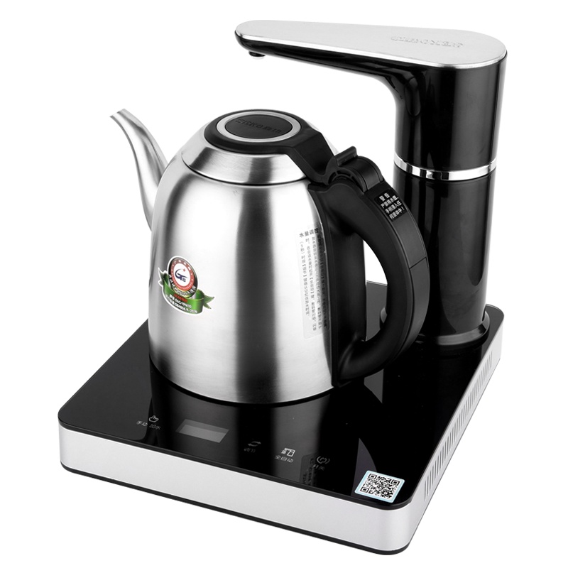 新功(SEKO) N90 全自动上水电热水壶一键开盖智能电茶炉家用304不锈钢烧水壶