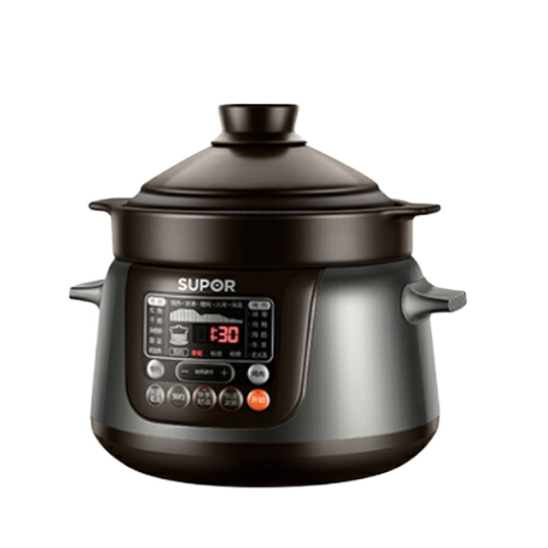 苏泊尔(SUPOR)电炖锅电炖盅 煲汤锅 耐高温中华炽陶内胆 炖汤养生煮粥锅 精控快速5L/升容量 TG50YC5