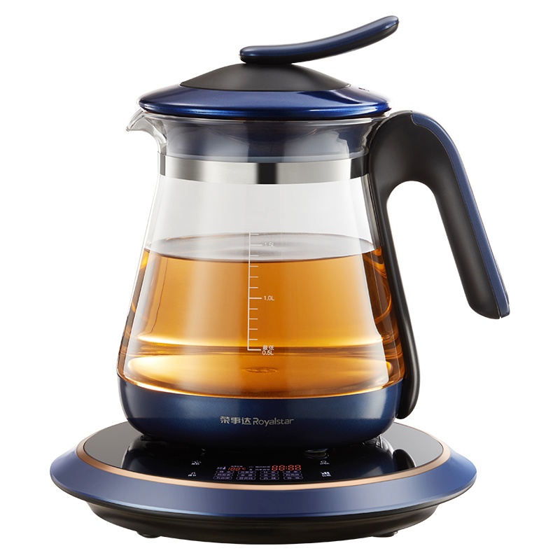 荣事达 朱鹮养生壶 钛发热盘 高端商务养生壶电水壶烧水壶煮茶器煮茶壶电热水壶 YSH18F8A 黛蓝
