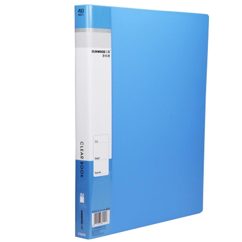 三木(SUNWOOD) F30AK A4 30页标准型资料册 蓝色(单位:件)