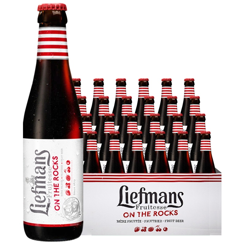 比利时原装行货进口乐蔓Liefmans水果果味精酿啤酒250ml*24瓶果啤