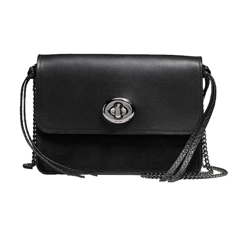 [直营]COACH 蔻驰 Bowery 女士金属星型柳钉翻盖单肩斜挎包#59467