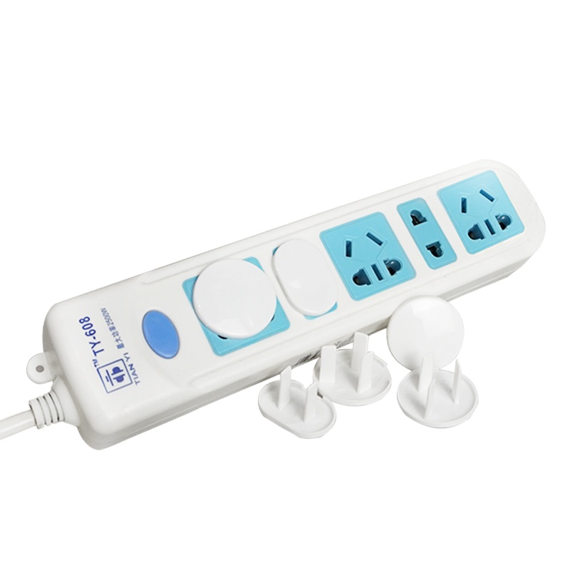 插座保护盖儿童防触电插头堵孔塞婴儿防小孩宝宝安全塞防护盖套(10只装)