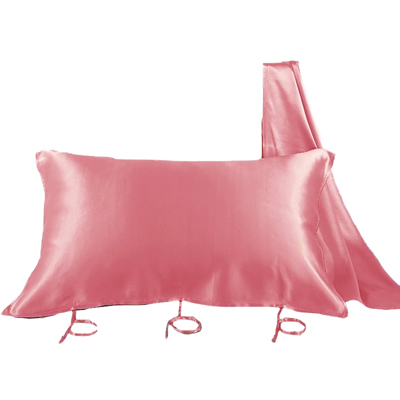 丝煌真丝枕巾100%桑蚕丝枕头巾学生纯色丝绸枕巾套